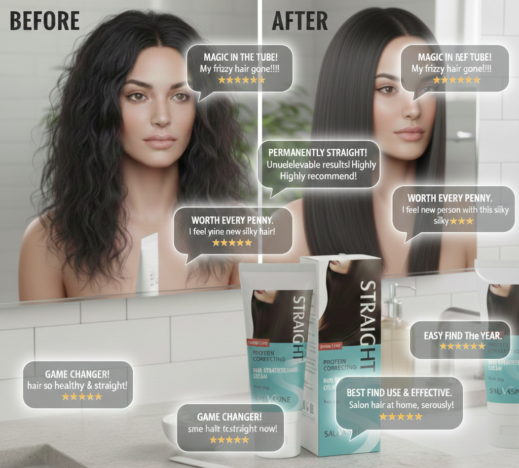 OMG! Keratin Hair Straightening Cream